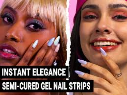 Amazon.com: MelodySusie Semi Cured Gel Nail Strips (Autumn Leaves)- Works  with Nail lamp, Salon-Quality, Long Lasting, Easy to Apply & Remove