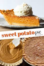 Homemade Sweet Potato Pie Is Such A Smooth Amp Luxurious Treat Made With Fresh Or Canne Sweet Potato Pie Homemade Sweet Potato Pie Sweet Potato Pies Recipes