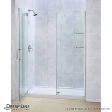 Bath Authority Dreamline Elegance Frameless Pivot Shower Door And Slimline Single Threshold Shower Base 36 By 60 Free Shipping Modern Bathroom