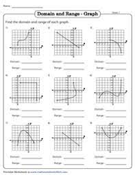 In order to grasp domain and range, students must understand how to determine if a relation is a function and interpreting graphs. Domain And Range Worksheets