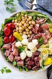 This Recipe For Antipasto Salad Is Loaded With Italian Meats Cheese And Veggies All Tossed In A Hom Antipasto Salad Recipe Best Salad Recipes Antipasto Salad