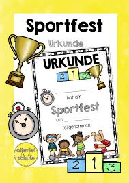 Sportfest Urkunde Unterrichtsmaterial In Den Fachern Fachubergreifendes Sport In 2020 Sportfest Urkunde Unterrichtsmaterial
