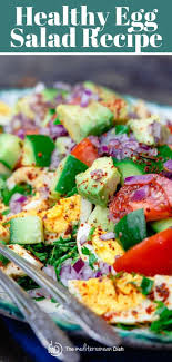 Healthy Egg Salad Mediterranean Style Healthy Egg Salad Egg Salad Recipe Healthy Egg And Grapefruit Diet
