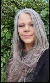 Grew out my own grey during lockdown after 40 years of dying my hair. White Hot Hair Lesley Sent Us This Beautiful Silver Selfie Recently She Said I Am So Enjoying All Your Products Feel Like My Hair Has Been Given A New Lease Of
