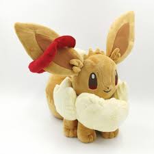 Gigantamax Eevee Plush Pokemon Soft Toy 35cm Stand eevee sylveon eeveelution vaporeon umbreon leafeon plush toy soft doll 12. gigantamax eevee plush pokemon soft toy 35cm