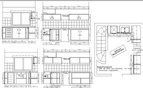 Design Of Kitchen Plan With Detail Dimension In Dwg File Kitchen Plans Kitchen Design Plans How To Plan