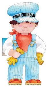 Pin By Kaetze On Clip Art Colored 2 Train Illustration Train Engineer Cute Clipart