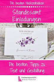 Weitere ideen zu hochzeitskarte basteln, hochzeitskarten, karte hochzeit. Standesamt Einladung Die Besten Tipps Zu Text Gestaltung