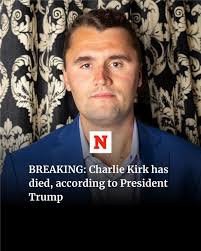Breaking: Charlie Kirk has died of injuries sustained in shooting at Utah  Valley University, according to President Trump. Read more:  https://www.newsweek.com/charlie-kirk-republican-shot-utah-valley-live-updates-2127895
