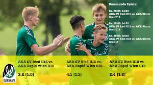 All information about rapid vienna (bundesliga) current squad with market values transfers rumours player stats fixtures news. Zwei Auswartssiege Bei Rapid Sv Ried