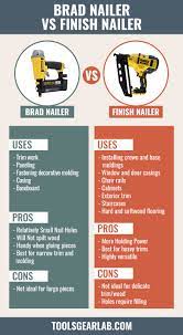 Learn the difference between brad nails vs. Brad Nailer Vs Finish Nailer In Depth Comparison Toolsgearlab