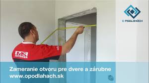 Obklad kovovej zárubne (okz) je výborným spôsobom, ako šetriť čas a peniaze. Zameranie Otvoru Pre Dvere A Zarubne Opodlahach Sk Youtube