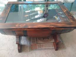 Wine Barrel Coffee Table With 2 Wine Dispensers Coffee Tables Mississauga Peel Region Kijij Wine Barrel Coffee Table Wine Dispenser Barrel Coffee Table