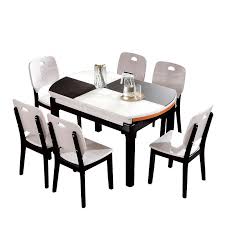 Get set for folding dining tables at argos. Modern Dining Room Furniture Extendable Formal 6 Seater Folding Round Wooden Dining Table And Chairs Set Buy Wooden Dining Table And Chairs Folding Dining Table And Chairs Dining Table And 6 Chairs Round