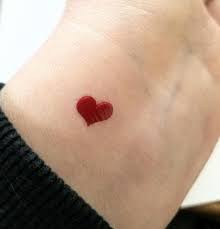 Tiny Heart Tattoo Valentine Heart Small Tattoos Temporary Etsy Tiny Heart Tattoos Heart Tattoo Wrist Small Heart Tattoos