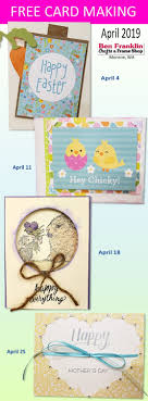 Virtual hugs and much love for joining me on this amazing journey. Free Card Making Classes At Ben Franklin Card Making Classes Card Making Unique Cards