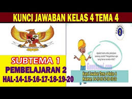 Kunci Jawaban Buku Siswa Tema 4 Kelas 4 Halaman 14 15 16 17 18 19 20 Youtube