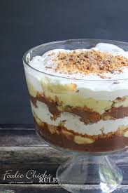 Butterfinger Trifle Aka Dreamy Dessert Foodie Chicks Rule Recipe Trifle Recipe Desserts Butterfinger