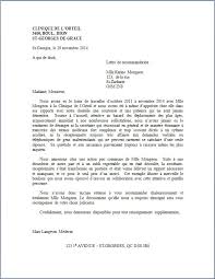 Exemple Lettre De Recommandation