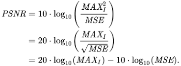 Peak signal-to-noise ratio - Wikipedia