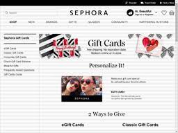 Get free shipping on orders of $50 or send your egift card through email. Sephora Gift Card Balance Check Balance Enquiry Links Reviews Contact Social Terms And More Gcb Today