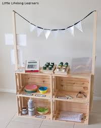 Diy Market Stand For Dramatic Play Little Lifelong Learners Ikea Kids Market Stands Dramatic Play Diy