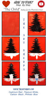 How To Paint Baby Yoda Step By Step Mandalorian Star Wars Fan Art Star Wars Painting Night Painting Painting Crafts