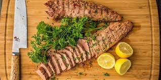 I made this italian stuffed pork tenderloin on valentines day this year because it is such a pretty dish! Grilled Lemon Pepper Pork Tenderloin Recipe Traeger Grills