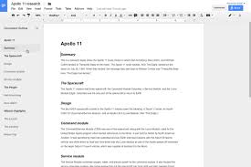 The service also includes google sheets, google slides, google drawings. Google S New Docs Outline Tool Will Make It Easier To Navigate Your Novel The Verge