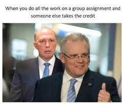 Scott morrison dubbed footage of 'question time' with fatman scoop's popular 2006 hit 'be faithful', and, surprise, it's update: Scott Morrison Memes For Cabinet Reshuffling Teens Home Facebook