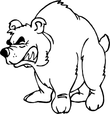 Click on the image you want to color, this will open page displaying large picture you selected. Angry Bear Cartoon Drawings Peepsburgh
