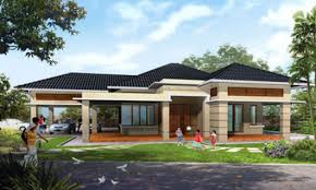 One Story House Plans Single Storey Design Designs Homes Flat Roof Inspiration Colonial House Plans Country Style House Plans One Storey House