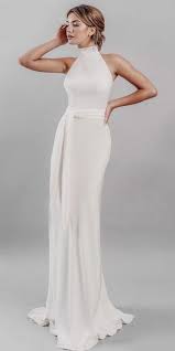 55 Halter Neck Wedding Dresses That Timeless And Glamour Halter Neck Wedding Dress Halter Wedding Dress Halter Neck Wedding Dress Guide Wedding Dress Trends