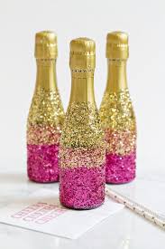 How To Decorate Mini Champagne Bottles With Glitter Ehow Glitter Champagne Bottles Glitter Crafts Diy Glitter Champagne