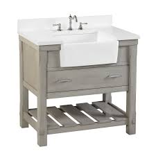 $3.00 coupon applied at checkout. Charlotte 36 Farmhouse Bathroom Vanity With Apron Sink Quartz Top Kitchenbathcollection
