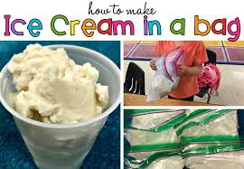 Eggs, dairy and sugar it is less filling and dense, so it can be paired with another dessert without making the whole thing too superrich ice creams made with cream (no milk), or with cream and eggs, acquired names like. How To Make Ice Cream In A Bag Kteachertiff Ice Cream Make Ice Cream Homemade Ice