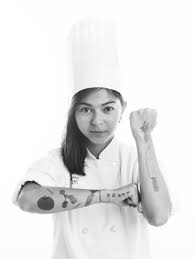 What S Cookin This Tattlyween Chef S Costume With Designs By Julia Rothman From The Vegetable Set Temporary Tattoos Culinary Tattoos Knife Design