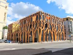 Espace Culturel De Chaville L Arbre Qui Cache La Foret Detali Arhitektury Dizajn Fasadov Magazina Sovremennaya Arhitektura