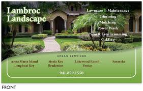 Light and water to this seeded business card and in a couple days, you've got yourself a professionally landscaped miniature. Lambroc Landscaping Business Card Bader Marketing