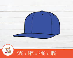 Flat Brim Cap Clipart, Baseball Hat SVG, Vector Flat Brim Cap Cut File For  Cricut, PNG, EPS, Instant Digital Download