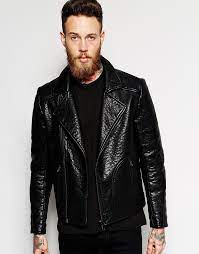 108 Asos Brand Faux Leather Biker Jacket Faux Leather Biker Jacket Leather Jacket Brands Black Leather Biker Jacket