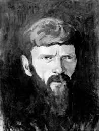 David Herbert Lawrence Print, 1920 Oil