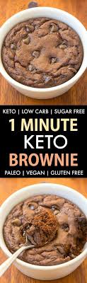 The Ultimate 1 Minute Protein Brownie Recette Desserts Faibles En Glucides Nourriture Recettes Keto Facile