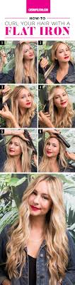 Finally The Right Way To Curl Your Hair With A Straightener How To Curl Your Hair Hair Styles Hair Waves