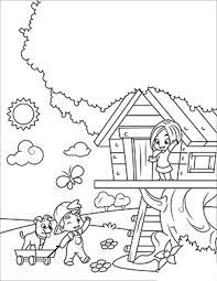 Weitere ideen zu malvorlagen für kinder, malvorlagen, kostenlose malvorlagen. Ausmalbild Fruhling Kinder Spielen Im Baumhaus Ausdrucken