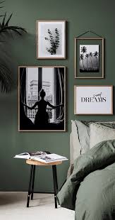 Verde En El Dormitorio Es La Tendencia De 2018 En El Chambre De Green On Bedroom Eliz In 2020 Wall Decor Bedroom Home Decor Bedroom Bedroom Green