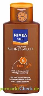 Carotin feuchtigkeitscreme 1.66oz day and night cream dr.eckstein biokosmetik. Nivea Sun Carotin Sonnenmilch Lsf 6 Bewertungen Angebote Preise