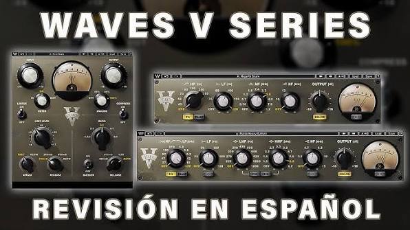 Interfaz de plugins Waves V10 cargados en un DAW de producción musical
