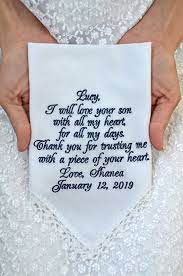 After all, it's no small feat to find the perfect, thoughtful gift for your mil that says thank. Mother Of The Groom Gift Future Mother In Law Hanky Wedding Etsy