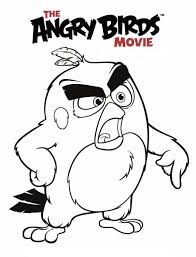 Crazy Bird From Finding Dory Kids N Fun 6 Coloring Pages Of Angry Birds Movie Bird Coloring Pages Angry Birds Movie Red Coloring Books